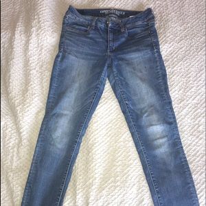 american eagle dark wash jeans
